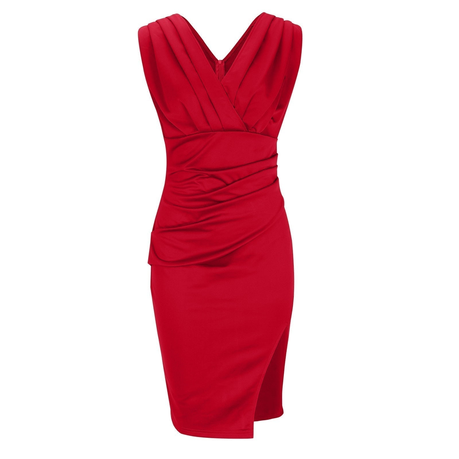 Sigrid™ | Elegant, figursydd kjole med V-hals