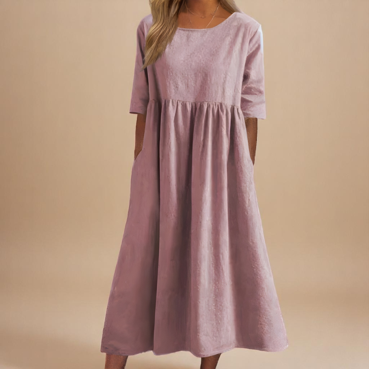 Sigrid™ | Flatterende Bomuldskjole