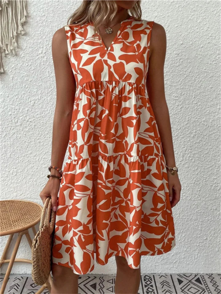 Sigrid™ | Elegant kjole med V-hals