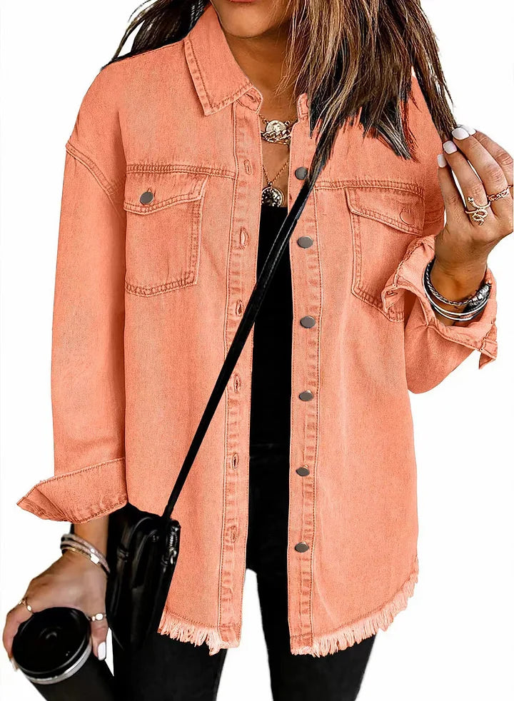 Sigrid™ | Denimskjorte i trendy farger