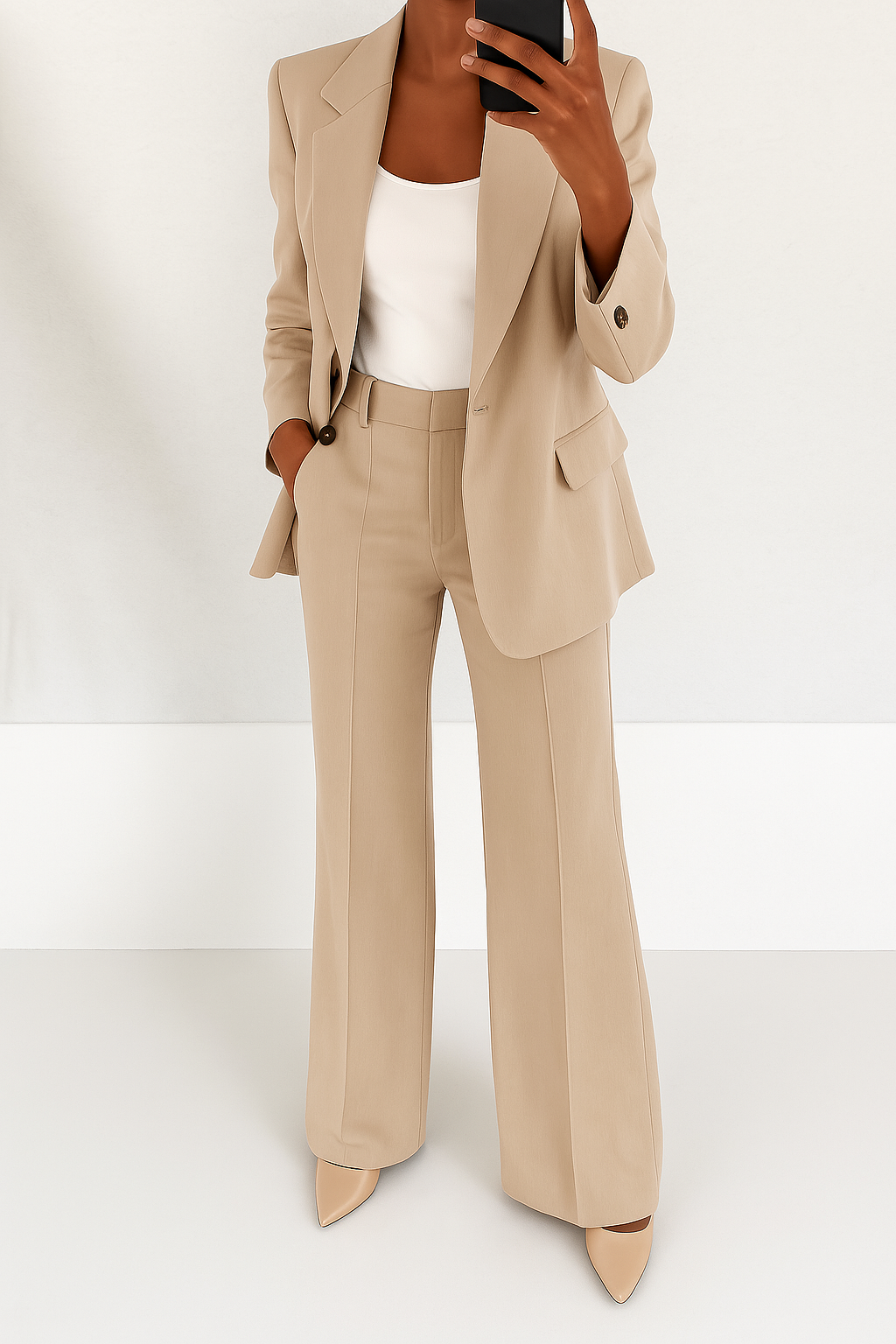 Sigrid™ | Elegant bukse- og blazer-sett for kvinner