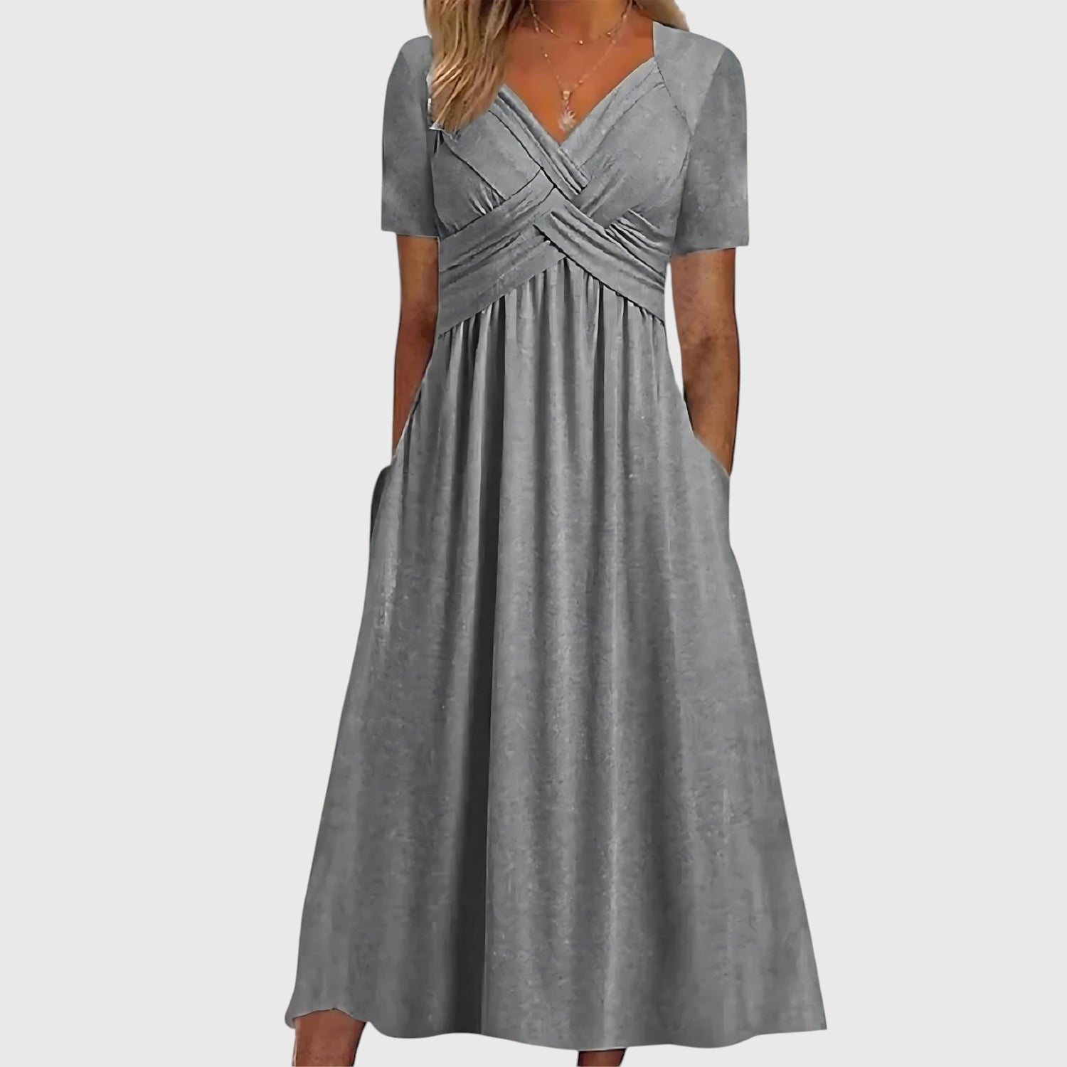 Sigrid™ | Elegant midi-kjole