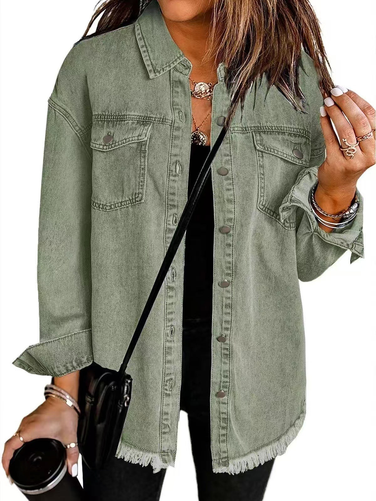 Sigrid™ | Denimskjorte i trendy farger