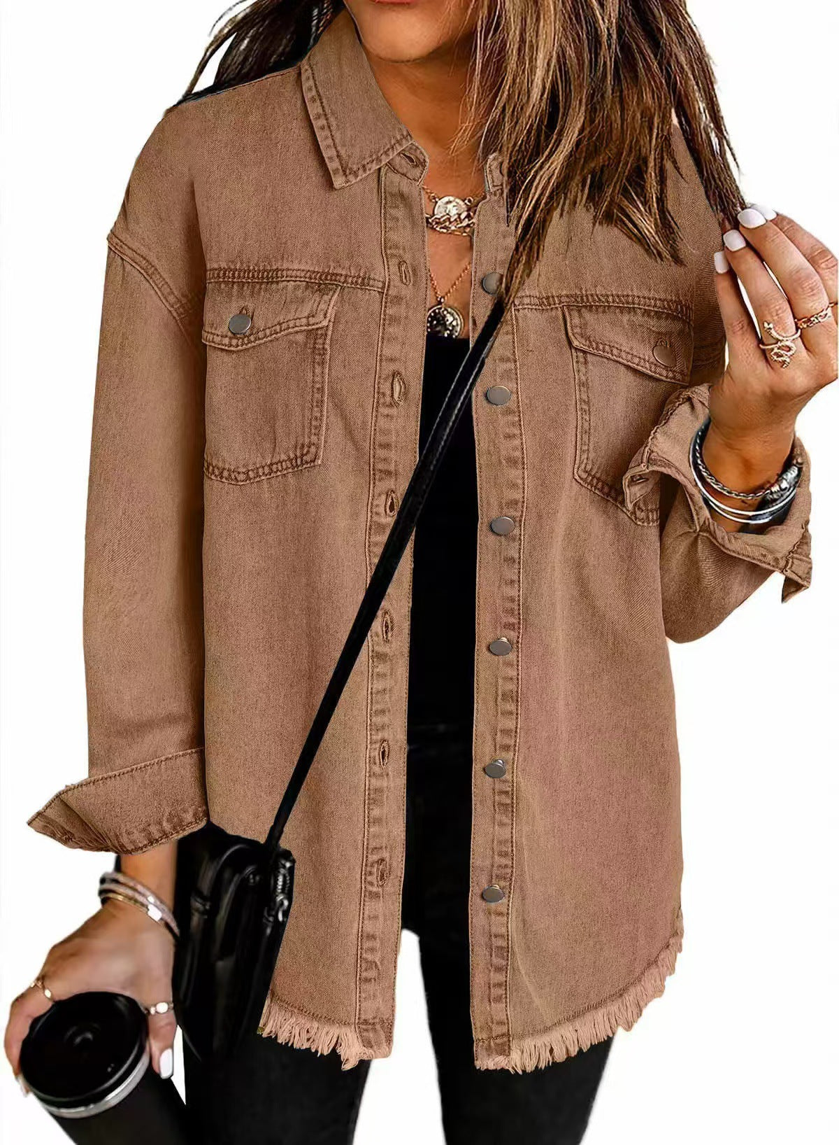 Sigrid™ | Denimskjorte i trendy farger