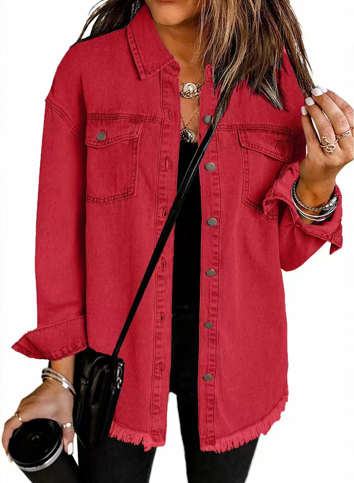 Sigrid™ | Denimskjorte i trendy farger