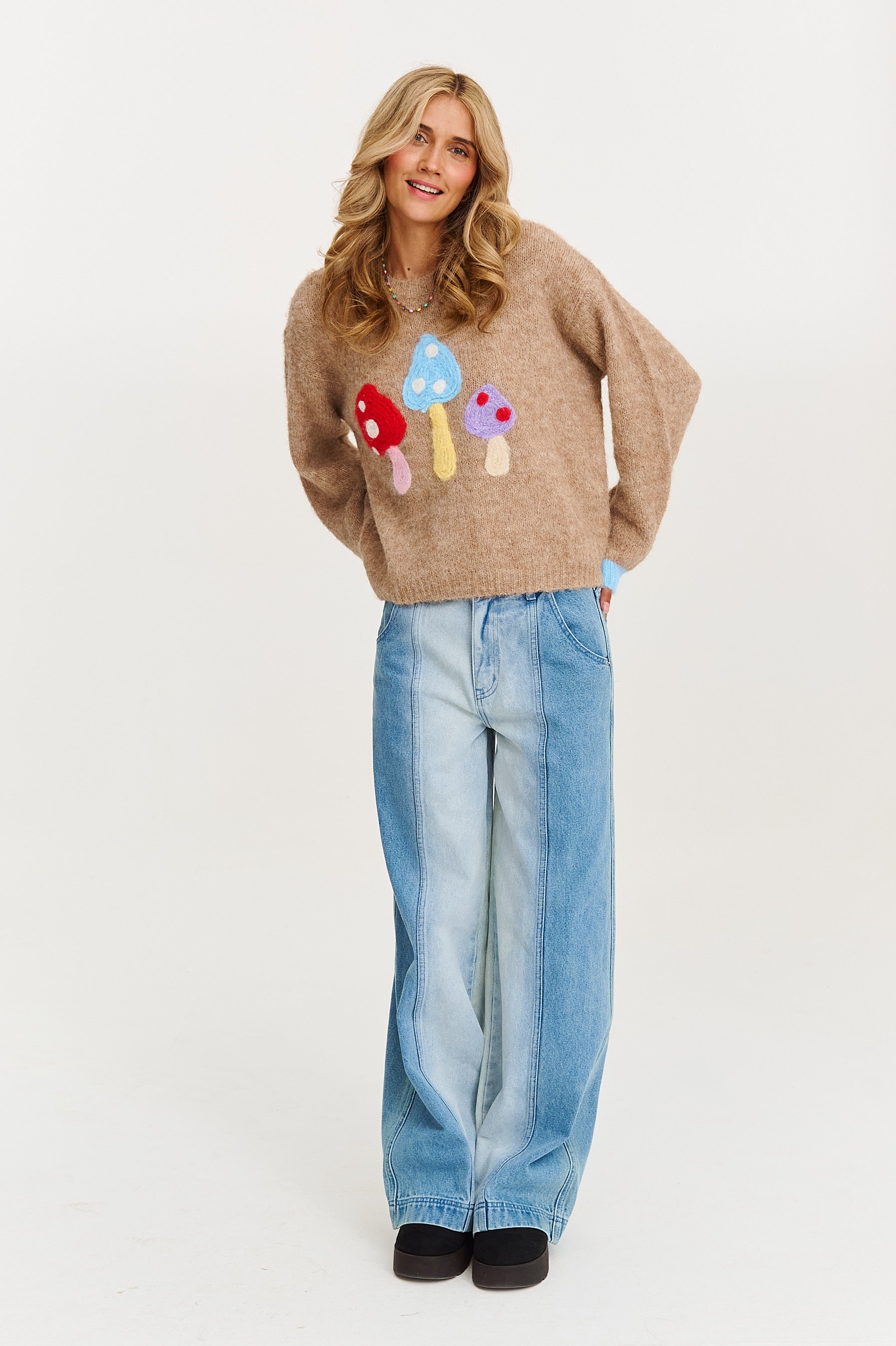 Sigrid™ | Cozy genser med fargerike sopper