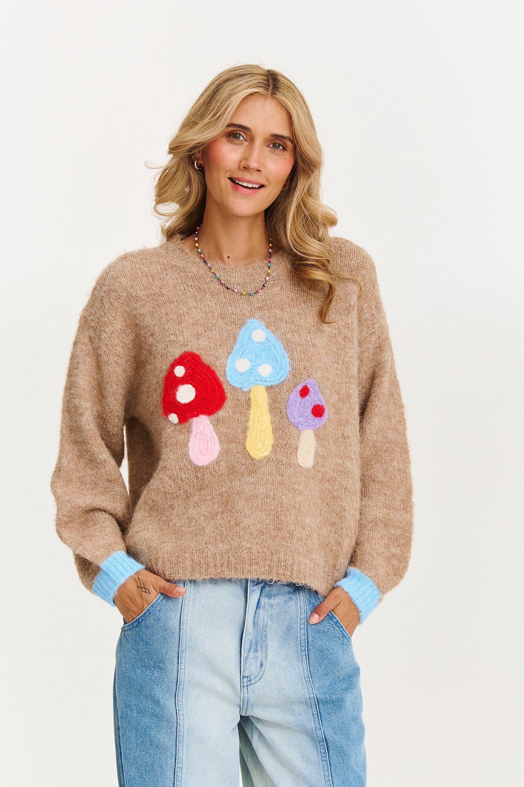 Sigrid™ | Cozy genser med fargerike sopper