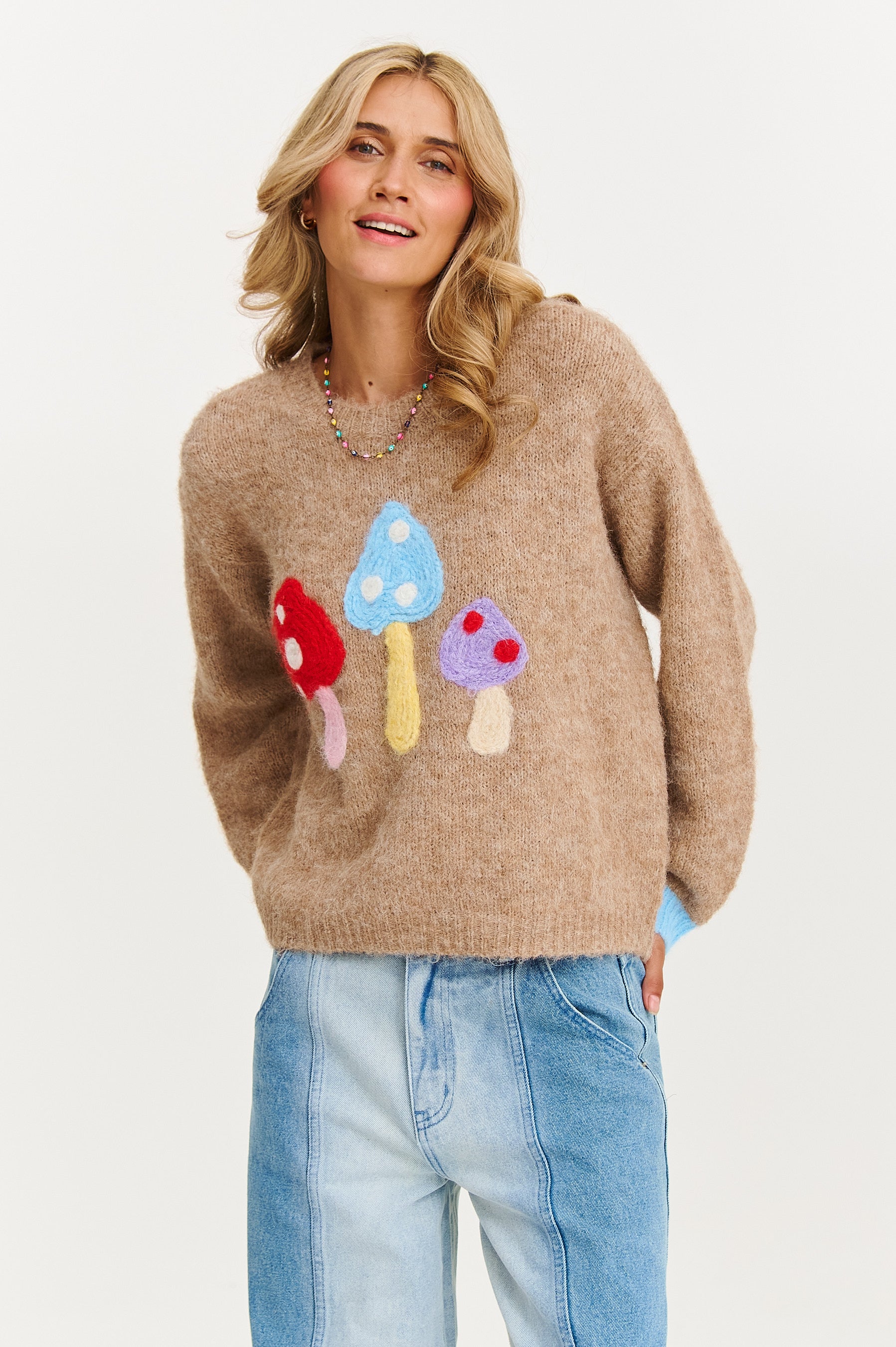 Sigrid™ | Cozy genser med fargerike sopper