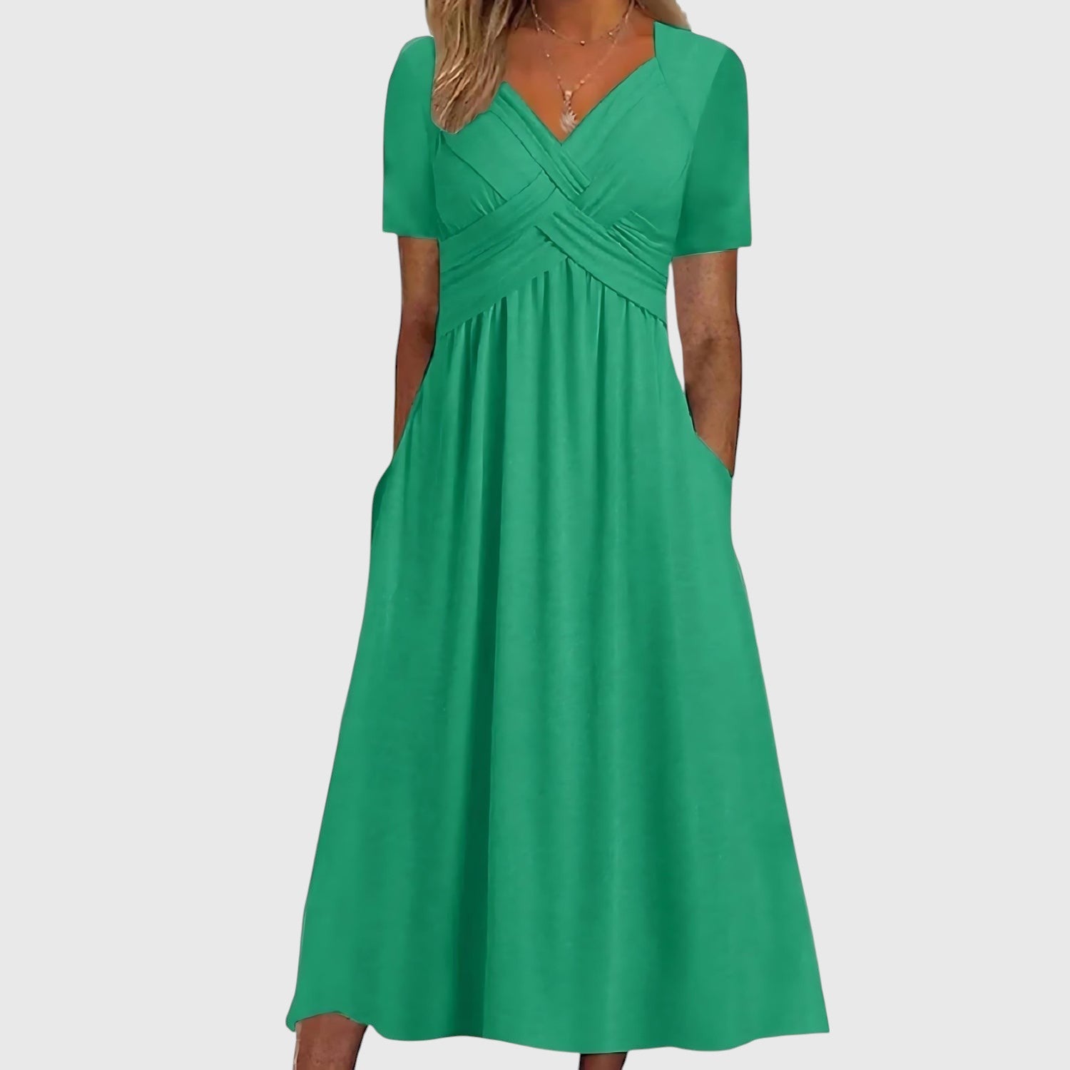 Sigrid™ |  Elegant midi-kjole