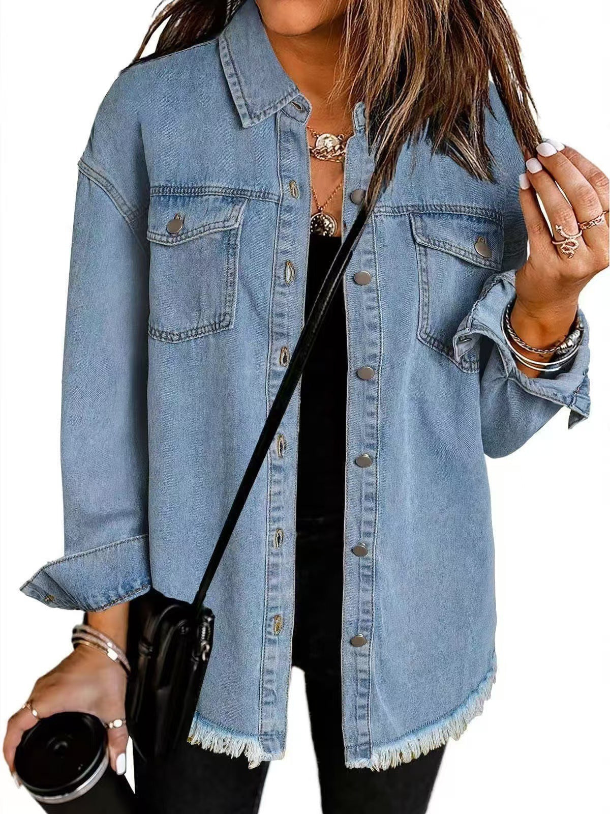 Sigrid™ | Denimskjorte i trendy farger