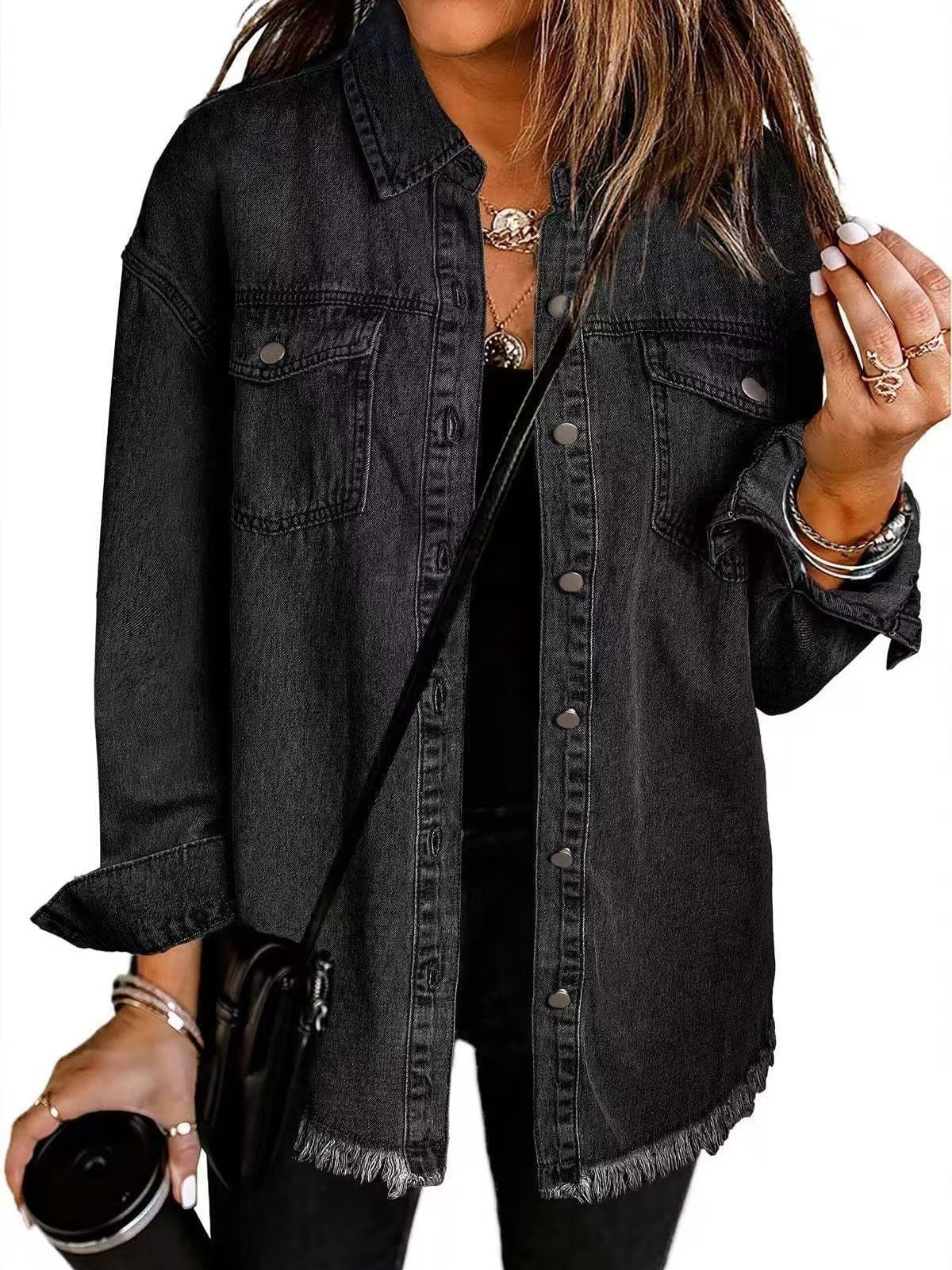 Sigrid™ | Denimskjorte i trendy farger