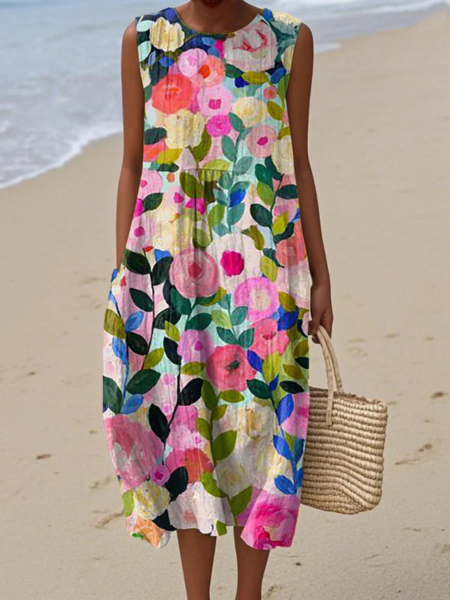 Sigrid™ | Ermless Floral Dress