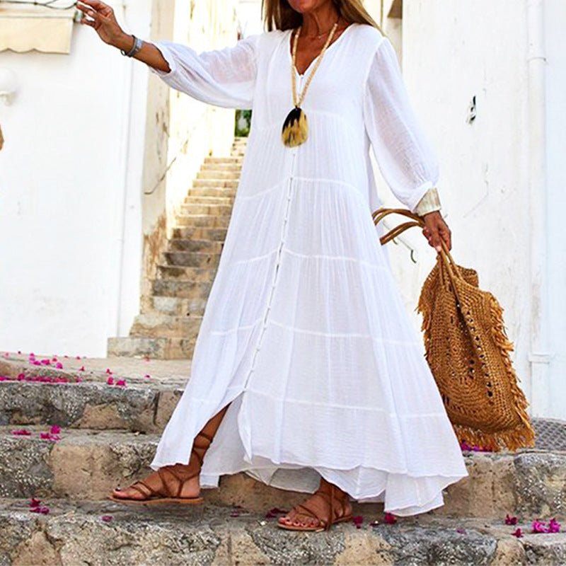 Sigrid™ | Elegant og komfortabel boho-kjole
